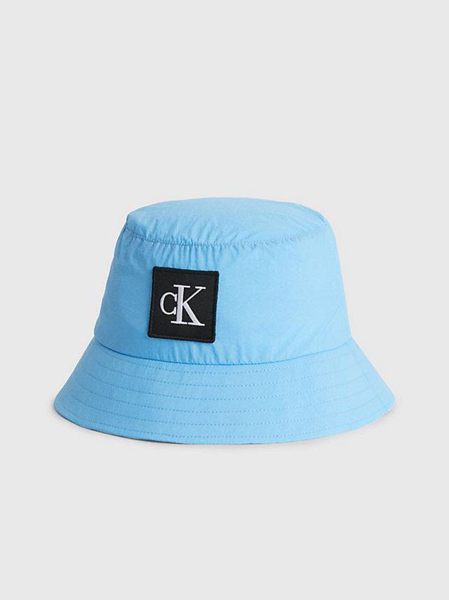 Calvin Klein USA Bucket - CK Nylon Womens Cap Blue 8259643-WK